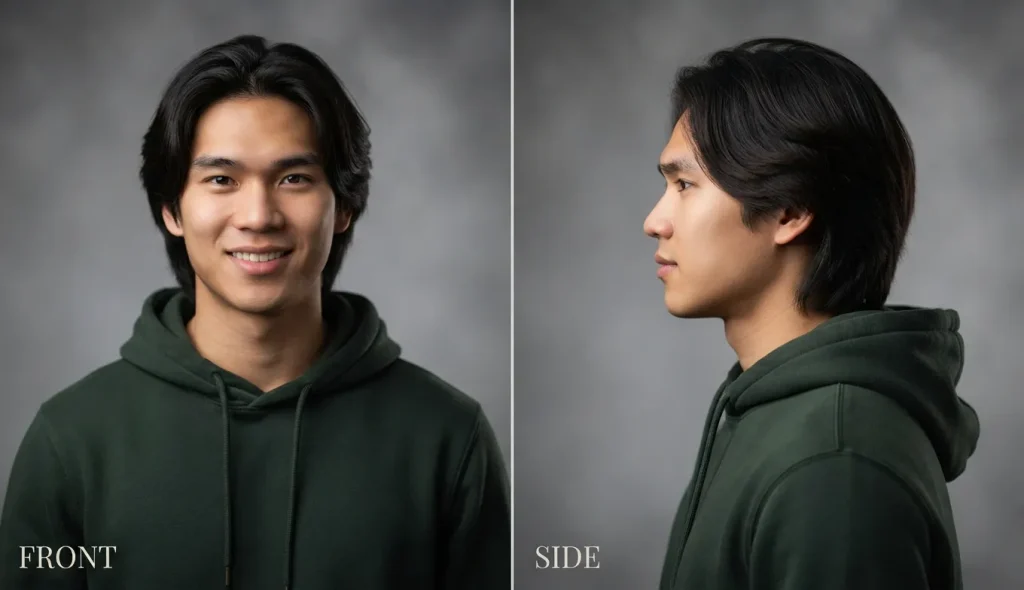 Medium Length Hairstyles for Men: 38 Cuts and How to Choose Yours 12 Bring two photos, one front