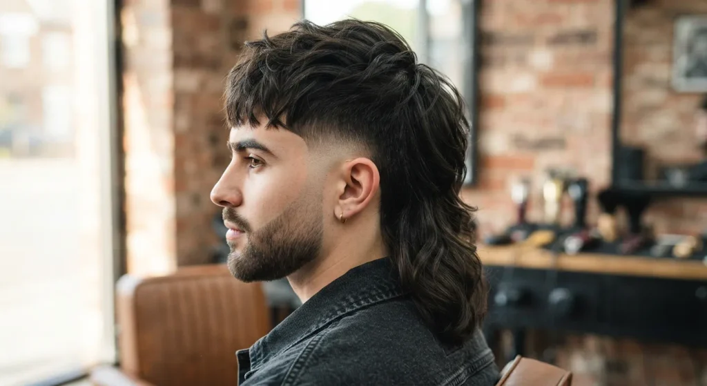 How to style a modern mullet haircut