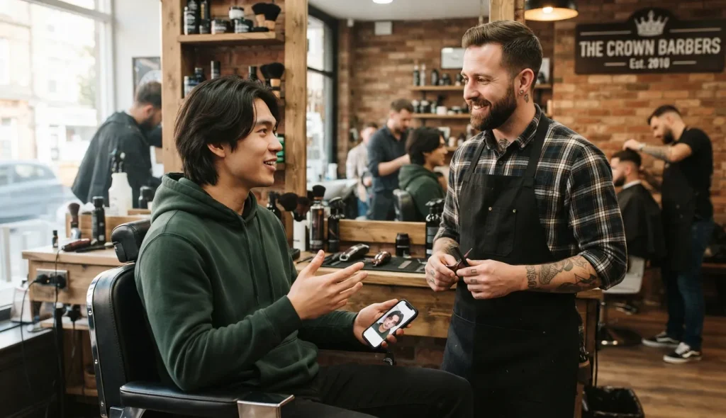 Medium Length Hairstyles for Men: 38 Cuts and How to Choose Yours 11 How to talk to your barber