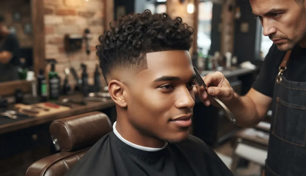 Low skin fade haircut for men with a clean, smooth fade.