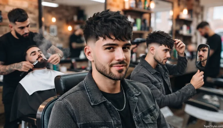 Mid Taper Fade Fringe: The Complete Guide 2026 8 Mid taper fade fringe haircut for men