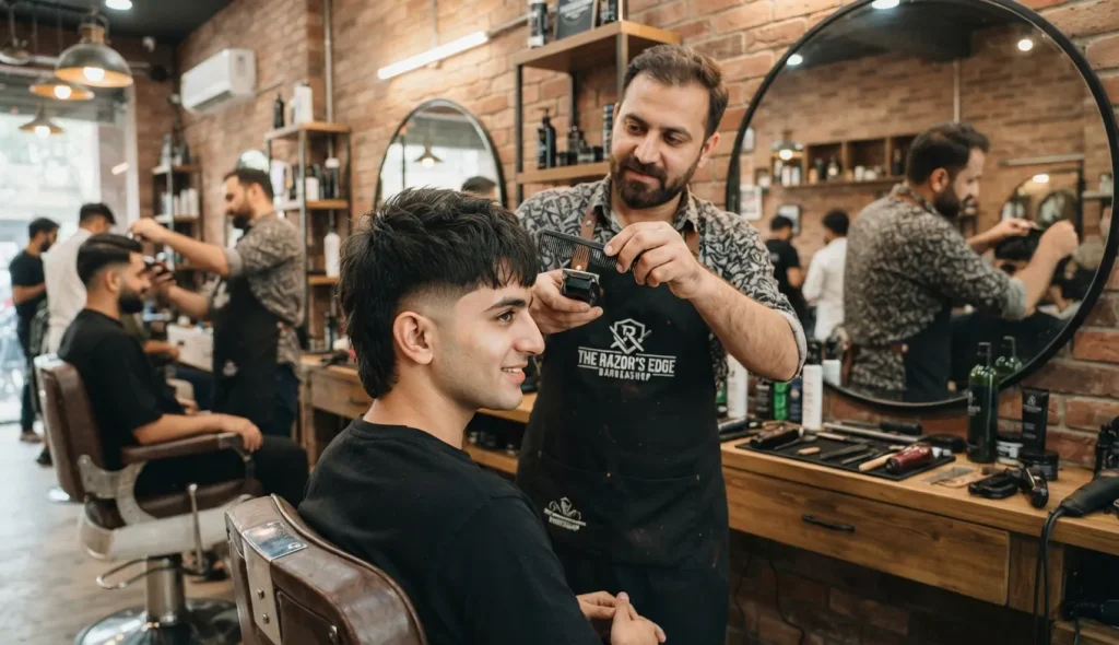 Low Taper Fade Modern Mullet Haircut: The Complete 2026 Guide 16 Short low taper mullet with tapered sides and textured back
