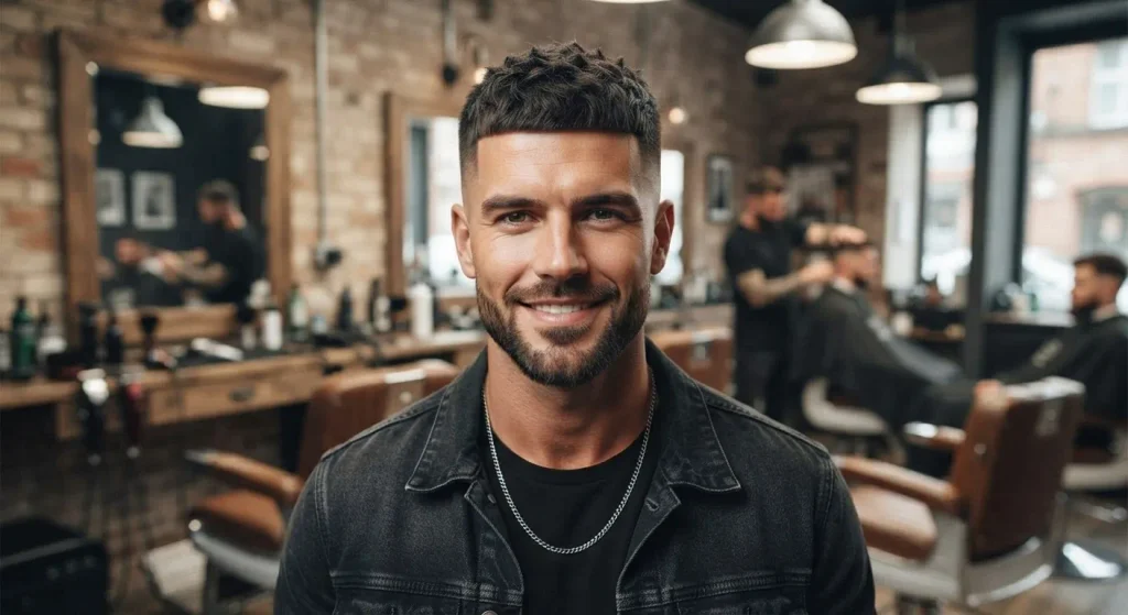 Mid Taper Fade Fringe: The Complete Guide 2026 8 Side-swept fringe with mid taper fade haircut