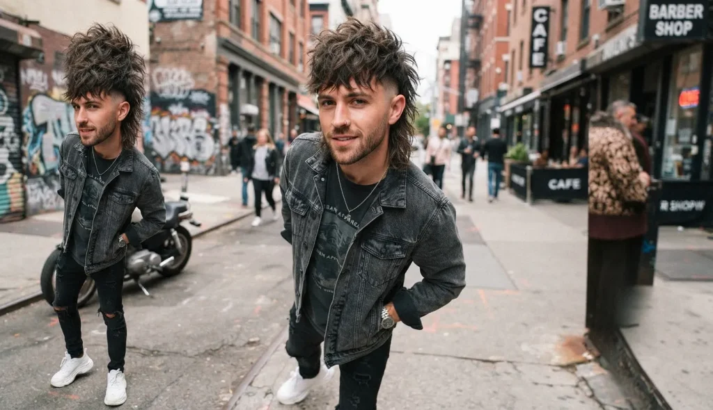 Low Taper Fade Modern Mullet Haircut: The Complete 2026 Guide 7 Textured crop mullet with low taper fade and layered back