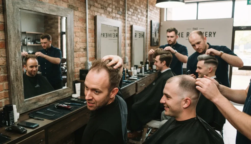Burst Taper Fade: Styles, Cost & What to Ask Barber 8 Thinning hair or a receding hairline