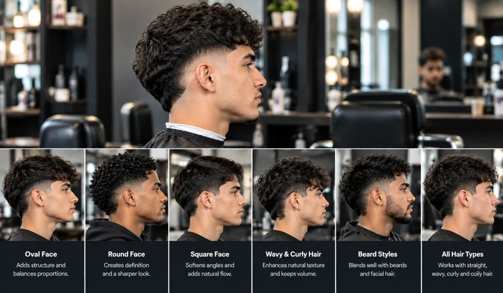 Low Burst Fade: The Complete Guide 2026 6 Low burst fade suited to different face shapes and hair types